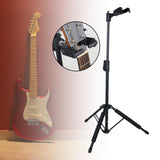 Maxbell Folding Guitar Stand Rack Guitars Floor Tripod Stand for Banjo Bass