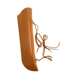 Double Bass Bow Quiver Portable PU Leather Waterproof Sturdy Bass Bow Holder Brown