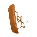 Double Bass Bow Quiver Portable PU Leather Waterproof Sturdy Bass Bow Holder Brown