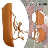 Double Bass Bow Quiver Portable PU Leather Waterproof Sturdy Bass Bow Holder Brown