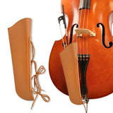 Double Bass Bow Quiver Portable PU Leather Waterproof Sturdy Bass Bow Holder Brown