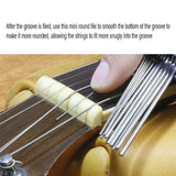 Maxbell Guitar Nut Slotting File Musician Supplies for Acoustic Guitars Violin Banjo