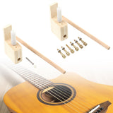 Maxbell Guitar Bridge Pins Repair Set Professional Sturdy Enhances Soundboard Volume Standard