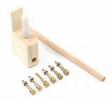 Maxbell Guitar Bridge Pins Repair Set Professional Sturdy Enhances Soundboard Volume Copper bolt type