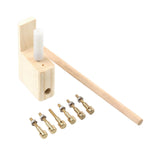 Maxbell Guitar Bridge Pins Repair Set Professional Sturdy Enhances Soundboard Volume Copper bolt type