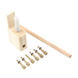 Maxbell Guitar Bridge Pins Repair Set Professional Sturdy Enhances Soundboard Volume Copper bolt type