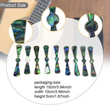 Maxbell 9Pcs Guitar Fingerboard Inlay Dots Bow Decoration Stickers for Ukulele Bass