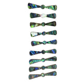Maxbell 9Pcs Guitar Fingerboard Inlay Dots Bow Decoration Stickers for Ukulele Bass