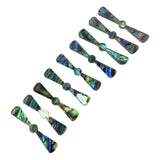 Maxbell 9Pcs Guitar Fingerboard Inlay Dots Bow Decoration Stickers for Ukulele Bass