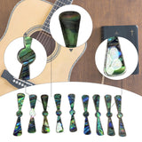 Maxbell 9Pcs Guitar Fingerboard Inlay Dots Bow Decoration Stickers for Ukulele Bass