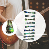 Maxbell 9Pcs Guitar Fingerboard Inlay Dots Bow Decoration Stickers for Ukulele Bass