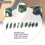 Maxbell 9 Pieces Guitar Fingerboard Inlays Fretboard Position Markers for Banjo Bass