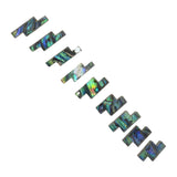 Maxbell 9 Pieces Guitar Fingerboard Inlays Fretboard Position Markers for Banjo Bass