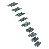 Maxbell 9 Pieces Guitar Fingerboard Inlays Fretboard Position Markers for Banjo Bass