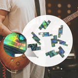 Maxbell 9 Pieces Guitar Fingerboard Inlays Fretboard Position Markers for Banjo Bass