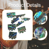 Maxbell 8x Guitar Fingerboard Inlay Dots Decorative Stickers for Bass Banjo Mandolin