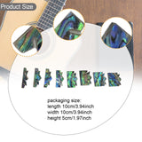 Maxbell 8x Guitar Fingerboard Inlay Dots Decorative Stickers for Bass Banjo Mandolin