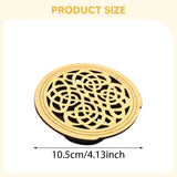 Maxbell Guitar Soundhole Cover Decorative Parts for Acoustic Guitars Block Protector Style A Yellow