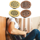 Maxbell Guitar Soundhole Cover Decorative Parts for Acoustic Guitars Block Protector Style A Yellow