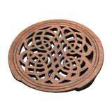 Maxbell Guitar Soundhole Cover Decorative Parts for Acoustic Guitars Block Protector Style A Brown