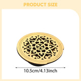 Maxbell Guitar Soundhole Cover Decorative Parts for Acoustic Guitars Block Protector Style B Yellow