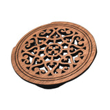 Maxbell Guitar Soundhole Cover Decorative Parts for Acoustic Guitars Block Protector Style B Brown