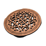 Maxbell Guitar Soundhole Cover Decorative Parts for Acoustic Guitars Block Protector Style B Brown