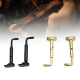 Maxbell 2x 4/4 Violin Chin Rest Clamp Screws Hardware Professional Easy Installation Black