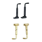 Maxbell 2x 4/4 Violin Chin Rest Clamp Screws Hardware Professional Easy Installation Black