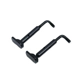 Maxbell 2x 4/4 Violin Chin Rest Clamp Screws Hardware Professional Easy Installation Black