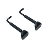 Maxbell 2x 4/4 Violin Chin Rest Clamp Screws Hardware Professional Easy Installation Black