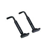 Maxbell 2x 4/4 Violin Chin Rest Clamp Screws Hardware Professional Easy Installation Black