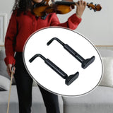 Maxbell 2x 4/4 Violin Chin Rest Clamp Screws Hardware Professional Easy Installation Black