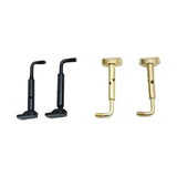 Maxbell 2x 4/4 Violin Chin Rest Clamp Screws Hardware Professional Easy Installation Black