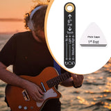 Maxbell Truss Rod Neck Relief Gauge Tool Classical Guitar Measurement Tool Pick Capo