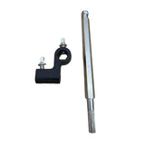 Maxbell Double Bass Drum Pedal Connecting Rod Metal Sturdy Drummers Instrument Parts with Black Clip