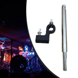 Maxbell Double Bass Drum Pedal Connecting Rod Metal Sturdy Drummers Instrument Parts with Black Clip