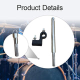 Maxbell Double Bass Drum Pedal Connecting Rod Metal Sturdy Drummers Instrument Parts with Black Clip