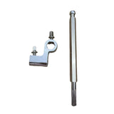 Maxbell Double Bass Drum Pedal Connecting Rod Metal Sturdy Drummers Instrument Parts with Silver Clip