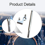 Maxbell Double Bass Drum Pedal Connecting Rod Metal Sturdy Drummers Instrument Parts with Silver Clip
