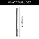 Maxbell Double Bass Drum Pedal Connecting Rod Metal Sturdy Drummers Instrument Parts no Clip