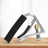 Maxbell Guitar Capo Professional Silicone Anti-slip Portable Easy to Use Accessories argent