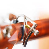 Maxbell Guitar Capo Professional Silicone Anti-slip Portable Easy to Use Accessories argent