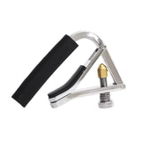 Maxbell Guitar Capo Professional Silicone Anti-slip Portable Easy to Use Accessories argent