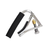 Maxbell Guitar Capo Professional Silicone Anti-slip Portable Easy to Use Accessories argent