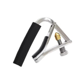 Maxbell Guitar Capo Professional Silicone Anti-slip Portable Easy to Use Accessories argent