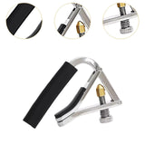 Maxbell Guitar Capo Professional Silicone Anti-slip Portable Easy to Use Accessories argent