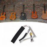 Maxbell Guitar Capo Professional Silicone Anti-slip Portable Easy to Use Accessories argent