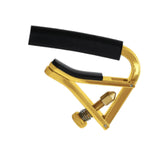 Maxbell Guitar Capo Professional Silicone Anti-slip Portable Easy to Use Accessories gold