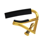 Maxbell Guitar Capo Professional Silicone Anti-slip Portable Easy to Use Accessories gold